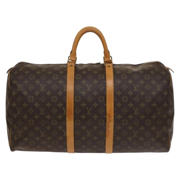 LOUIS VUITTON Monogram Keepall 55 Boston Bag M41424 - Picture 13 of 16
